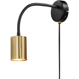 Nordlux Explore Flex Brass Wall Light - Size: 8 x 35.5 x 8cm - Gold - Wilko - thumbnail 5