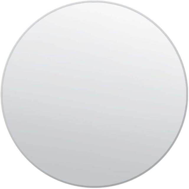 Bevelled Glass Mirror 120 x 120cm - Black - MirrorOutlet - Wilko - image 1