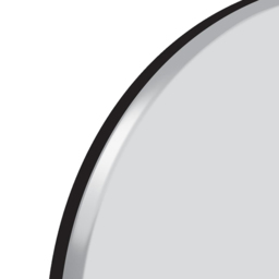 Bevelled Glass Mirror 120 x 120cm - Black - MirrorOutlet - Wilko - thumbnail 6