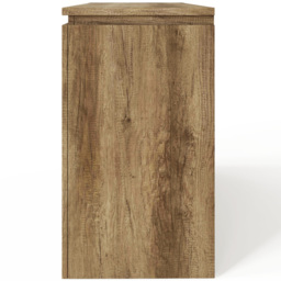 GFW Canyon 2 Door 3 Drawer Oak Grey Sideboard - Size: 39 x 119 x 70cm - Brown - Wilko - thumbnail 5
