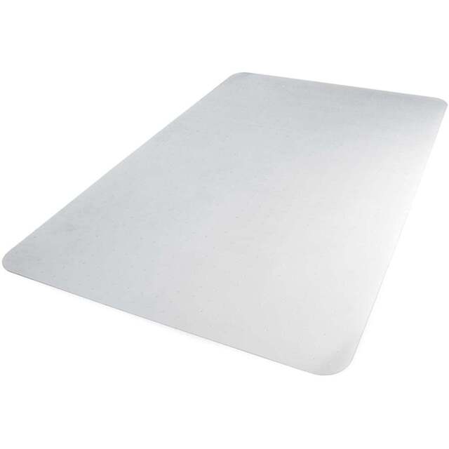 Ecotex Marvec BioPVC Rectangular Chair Mat for Carpet 116 x 150cm - Size: 150 x 116 x 0.2cm - Clear - Wilko - image 1