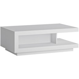 Lyon White High Gloss Designer Coffee Table - Size: 68.1 x 105.6 x 37.3cm - Multi - Furniture to Go - Wilko - thumbnail 3