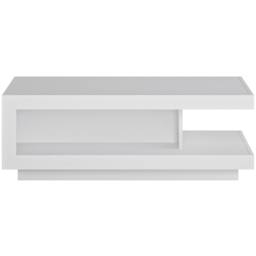 Lyon White High Gloss Designer Coffee Table - Size: 68.1 x 105.6 x 37.3cm - Multi - Furniture to Go - Wilko - thumbnail 4