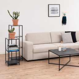 Florence Seaford 2 Shelf Black Metal Bookcase - Furniture To Go - Wilko - thumbnail 7