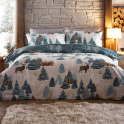 furn. Arcticus Single Blue Arctic Animal Duvet Cover Set - Wilko - thumbnail 1
