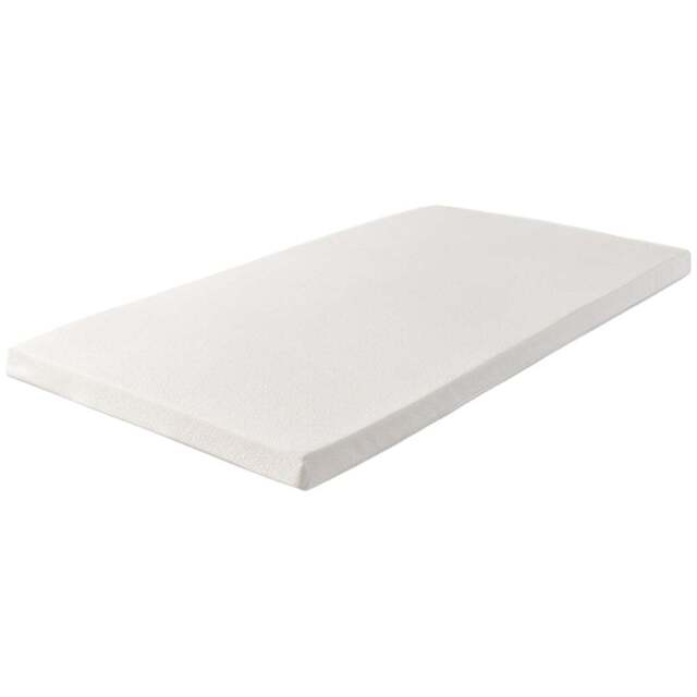 Starlight Beds Small Single Memory Foam Mattress Topper with Elastic Straps 2 inch - White - Wilko - image 1