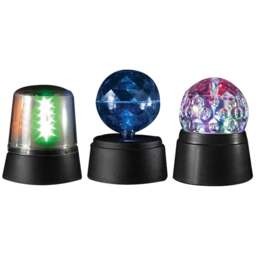 Cheetah LED Funki Party Set - Size: 13 x 2.8 x 9cm - BLACK - Wilko
