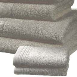 Rapport Home Chatsworth Super Soft 600gsm Combed Cotton Silver Bath Towel - Size: 4 x 70 x 120cm - Wilko - thumbnail 4