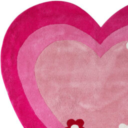 Premier Housewares Kids Love Heart Rug - Pink - Wilko - thumbnail 4