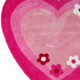 Premier Housewares Kids Love Heart Rug - Pink - Wilko - thumbnail 7