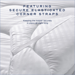 Snuggledown Single Scandinavian Hollowfibre Mattress Topper - White - Wilko - thumbnail 4
