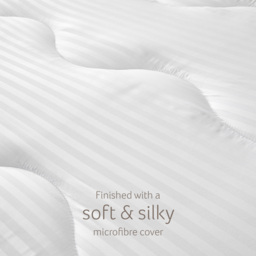 Snuggledown Single Luxurious Hotel Mattress Topper - White - Wilko - thumbnail 7