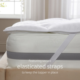 Snuggledown Single Luxurious Hotel Mattress Topper - White - Wilko - thumbnail 6