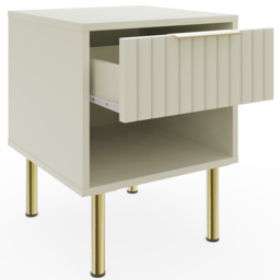 GFW Nervata Cream Lamp Table - Size: 49.8 x 39 x 39cm - Wilko - thumbnail 5