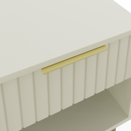 GFW Nervata Cream Lamp Table - Size: 49.8 x 39 x 39cm - Wilko - thumbnail 7