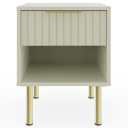 GFW Nervata Cream Lamp Table - Size: 49.8 x 39 x 39cm - Wilko - thumbnail 4