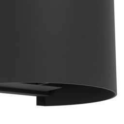 EGLO Calpino 3 LED Black Outdoor Wall Light - Size: 10 x 11.5 x 13.5cm - Wilko - thumbnail 4