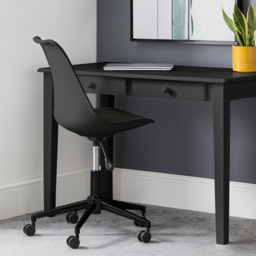 Julian Bowen Erika Black PU Swivel Office Chair - Size: 56 x 50 x 92cm - Wilko - thumbnail 7