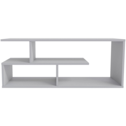 Shefa Eden 4 Shelf Grey TV Unit - Size: 40 x 100 x 30cm - Wilko - thumbnail 4