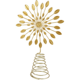 Jewelled Tree Topper - Gold - Wilko - thumbnail 4