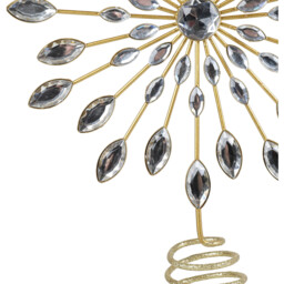 Jewelled Tree Topper - Gold - Wilko - thumbnail 5