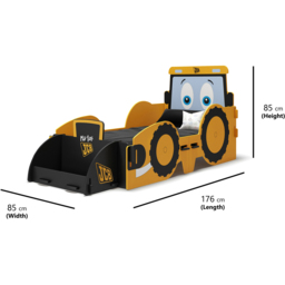 Kidsaw JCB Yellow and Black Junior Toddler Bed - Wilko - thumbnail 7