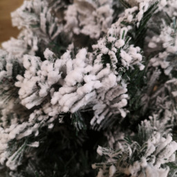 Premier Spiral Snow Flocked Artificial Christmas Tree 7ft - Green - Samuel Alexander - Wilko - thumbnail 4
