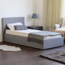 Home Treats Single Grey Ottoman Bed - Wilko - thumbnail 1
