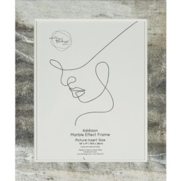 Addison Marble Effect Frame  - Grey/14 x 11in - Wilko - thumbnail 3