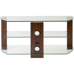 TTAP Vision 2 Shelf Walnut TV Stand 1050mm - Size: 50.3 x 105 x 40cm - Brown - Wilko - thumbnail 6