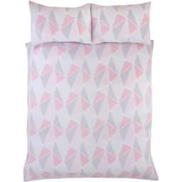 Rapport Home Leo King Pink Duvet Set - Wilko - thumbnail 3