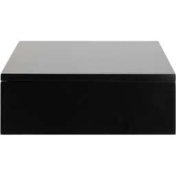 Florence Avignon Single Drawer Black Square Bedside Table - Furniture To Go - Wilko - thumbnail 3