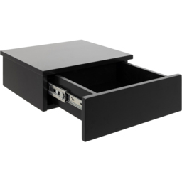 Florence Avignon Single Drawer Black Square Bedside Table - Furniture To Go - Wilko - thumbnail 5