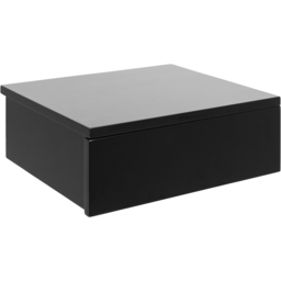 Florence Avignon Single Drawer Black Square Bedside Table - Furniture To Go - Wilko - thumbnail 6