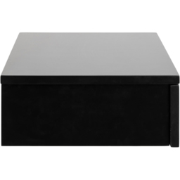 Florence Avignon Single Drawer Black Square Bedside Table - Furniture To Go - Wilko - thumbnail 4