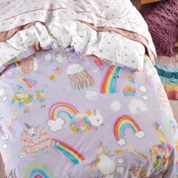 Linen House Kids Double Unicorniverse Duvet Cover Set - Multi - Wilko - thumbnail 5
