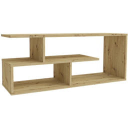 Shefa Eden 4 Shelf Artisan Oak TV Unit - Size: 40 x 100 x 30cm - Wilko - thumbnail 3