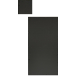 MirrorOutlet The Tabula Black Metal Window Outdoor Garden Wall Mirror 180 x 90cm - Size: 180 x 90 x 3cm - Wilko - thumbnail 5