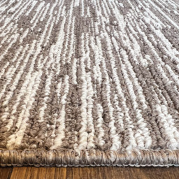 My Mat Stone Broken Stripe Stain Resistant Runner 67 x 200cm - Size: 67 x 200 x 2cm - Brown - Wilko - thumbnail 6