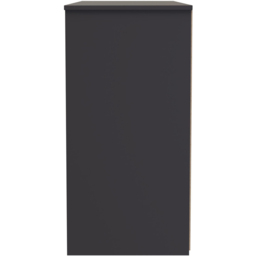 Crowndale Las Vegas 6 Drawer Graphite Chest of Drawers Ready Assembled - Grey - Wilko - thumbnail 5
