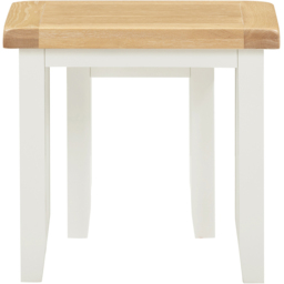 Seconique Windsor Ivory and Oak Nest of Tables Set of 2 - Size: 50 x 54 x 37cm - Ivory/Oak - Wilko - thumbnail 6