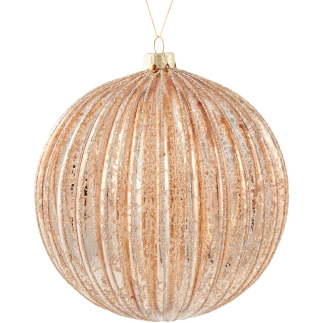 Large Mottled Glass Bauble - Wilko - image 1