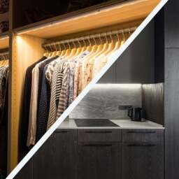 Jocca 10 LED Motion Sensor Wardrobe Light Bar 80cm - Size: 2 x 8 x 76cm - Multi - Wilko - thumbnail 5