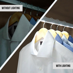 Jocca 10 LED Motion Sensor Wardrobe Light Bar 80cm - Size: 2 x 8 x 76cm - Multi - Wilko - thumbnail 6