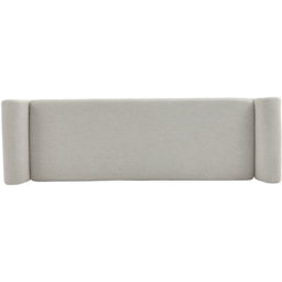 Living and Home Cream Linen Upholstered Storage Bench - Wilko - thumbnail 5
