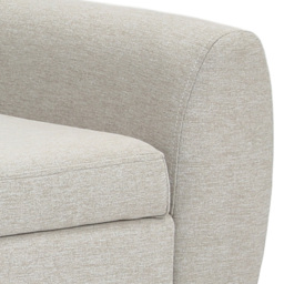 Living and Home Cream Linen Upholstered Storage Bench - Wilko - thumbnail 7
