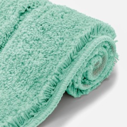 Mayfair Seafoam Micro Fibre Bath Mat Set - Green - Wilko - thumbnail 6