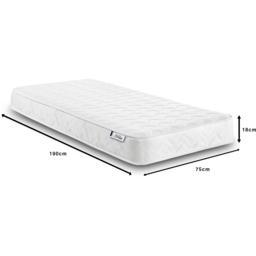 Extreme Comfort Cooltouch Colours Small Single White Memory Foam and Spring Mattress - eXtreme comfort ltd - Wilko - thumbnail 7