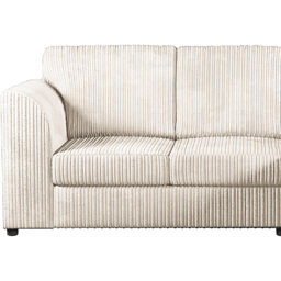 Luxor 4 Seater Cream Jumbo Cord Full Back Right Hand L Shape Corner Sofa - Wilko - thumbnail 5