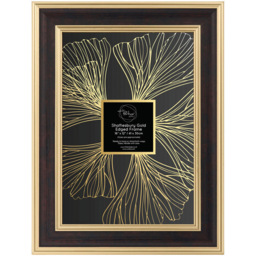 Shaftesbury Gold Edged Frame Black 16 x 12inch - The Port. Co Gallery - Wilko - thumbnail 3